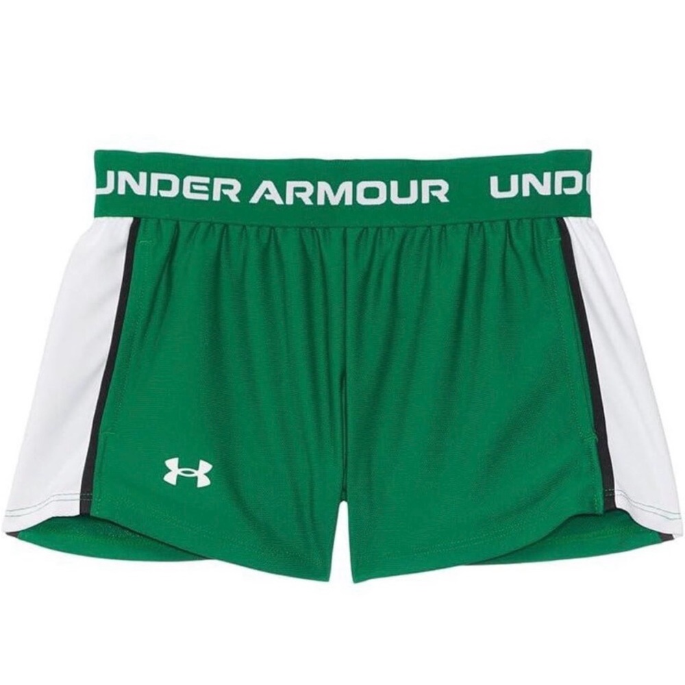 NWT Under Armour Kelly Green Athletic Shorts Women's XL Game Day Team Colors - Picture 3 of 5